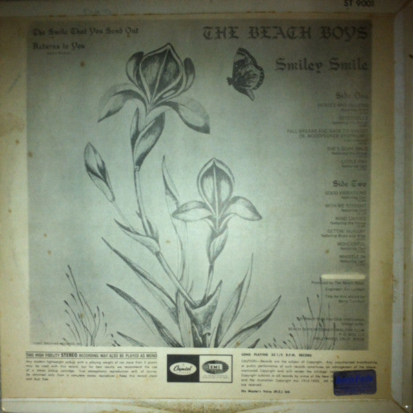 The Beach Boys : Smiley Smile (LP, Album)