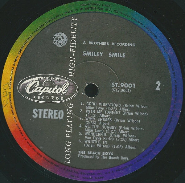 The Beach Boys : Smiley Smile (LP, Album)