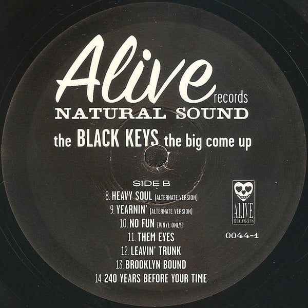 The Black Keys : The Big Come Up (LP, Album, RP)