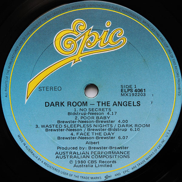 The Angels : Dark Room + Night Attack (2xLP, Album, Comp)