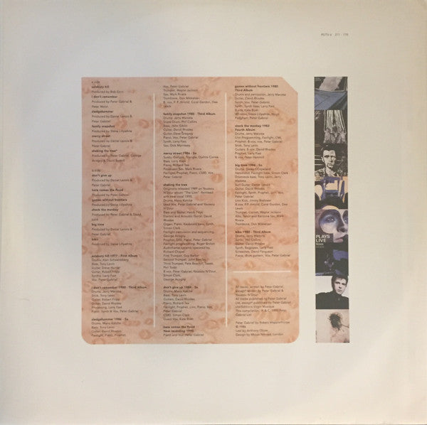 Peter Gabriel : Shaking The Tree (Twelve Golden Greats) (LP, Comp)