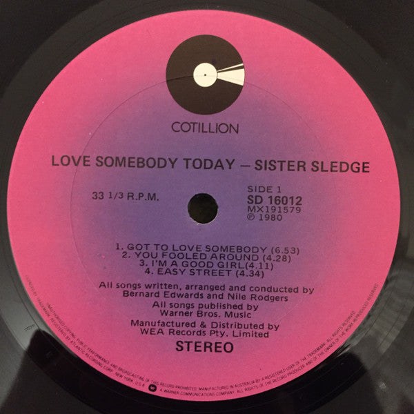 Sister Sledge : Love Somebody Today (LP, Album)