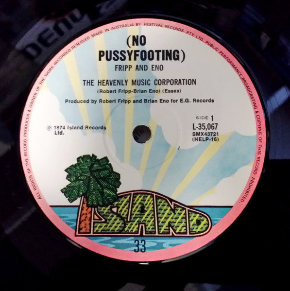 Fripp & Eno : (No Pussyfooting) (LP, Album)
