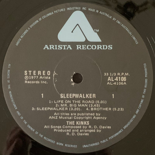 The Kinks : Sleepwalker (LP, Album)