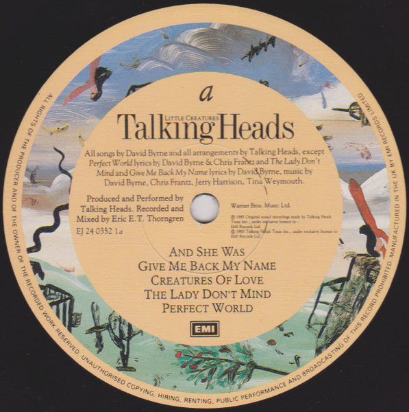 Talking Heads : Little Creatures (LP, Album)