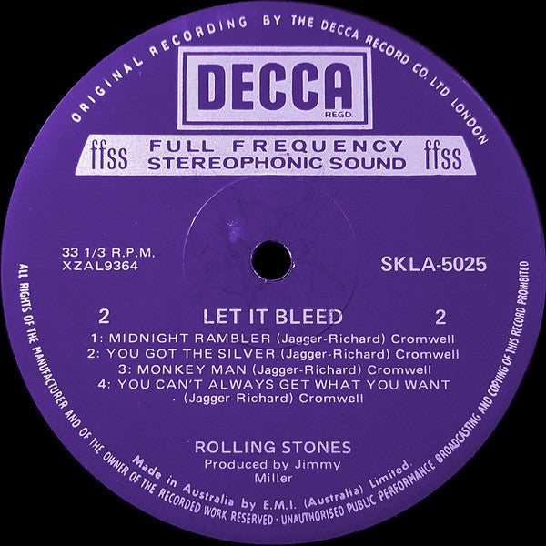 The Rolling Stones : Let It Bleed (LP, Album)