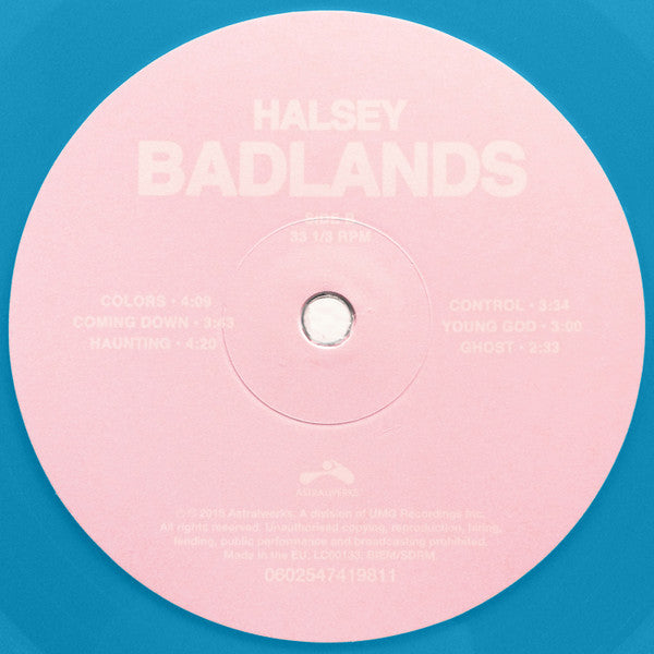 Halsey : Badlands (LP, Album, Blu)