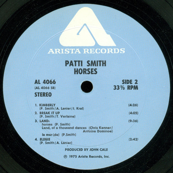 Patti Smith : Horses (LP, Album, Wad)