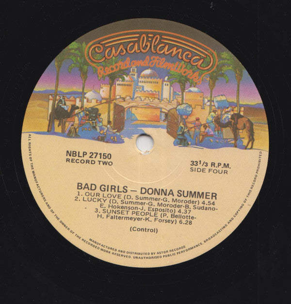Donna Summer : Bad Girls (2xLP, Album)