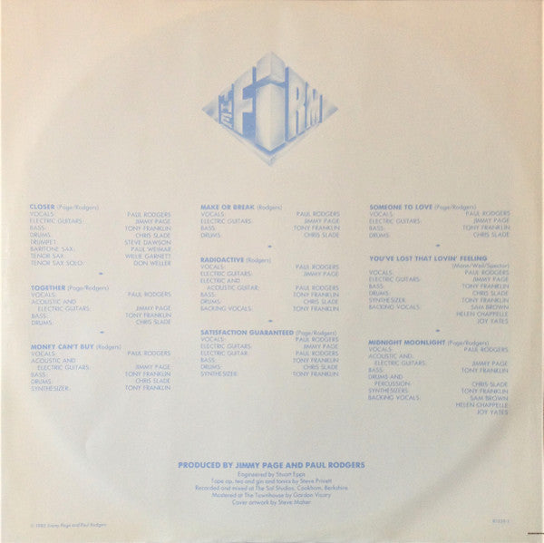 The Firm (7) : The Firm (LP, Album)