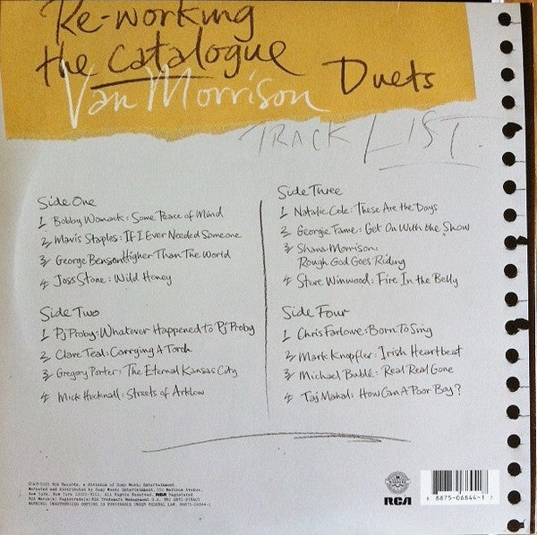 Van Morrison : Duets: Re-working The Catalogue (2xLP, Album)