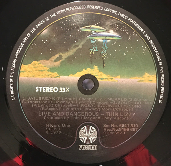 Thin Lizzy : Live And Dangerous (2xLP, Album)
