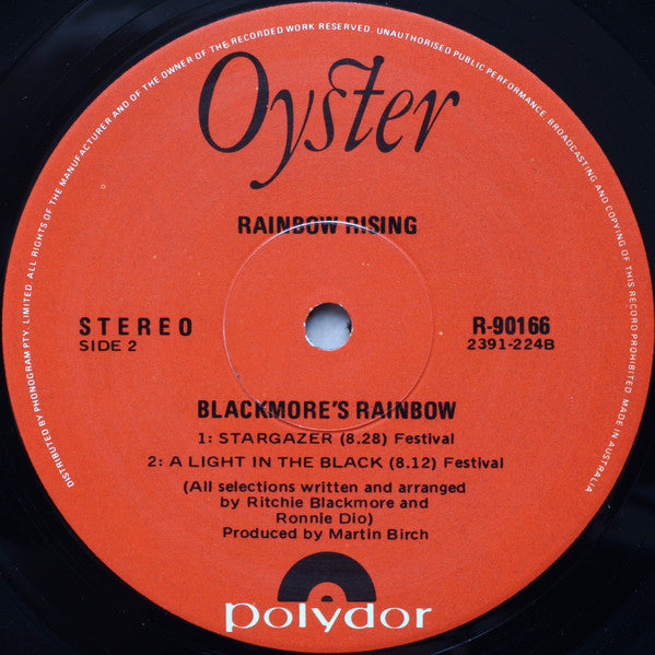 Rainbow : Rainbow Rising (LP, Album, Club)
