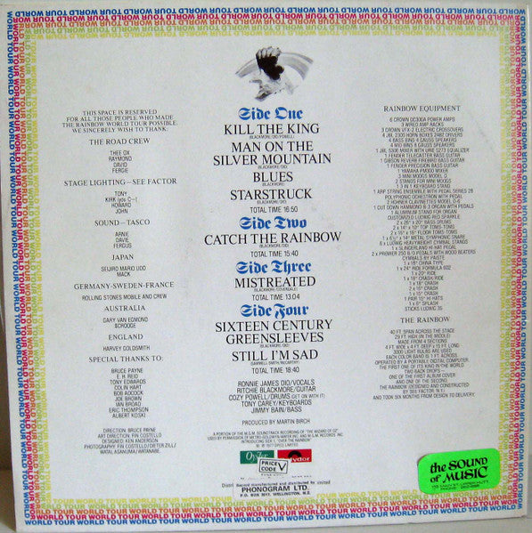 Rainbow : On Stage (2xLP, Album, Gat)