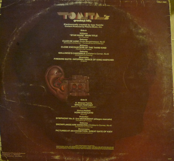 Tomita : Tomita's Greatest Hits (LP, Comp, RE)