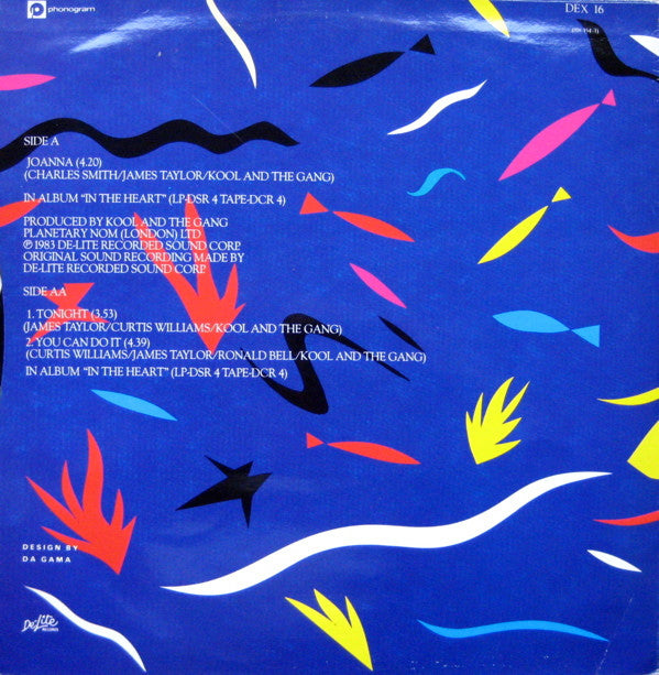 Kool And The Gang* : Joanna / Tonight / You Can Do It (12", Single)
