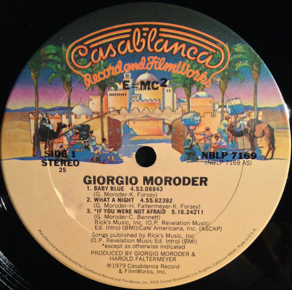 Giorgio Moroder : E=MC² (LP, Album, 25 )