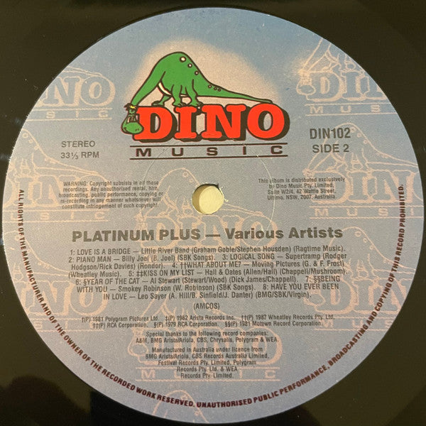 Various : Platinum Plus (LP, Comp)