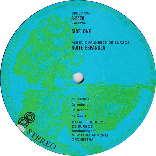Isaac Albéniz : Rafael Frühbeck De Burgos : Suite Española (LP, Album, Club)