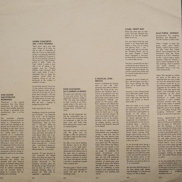 Sky (4), Wolfgang Amadeus Mozart, The Academy Of St. Martin-in-the-Fields, Sir Neville Marriner : Mozart (LP, Album, Ins)