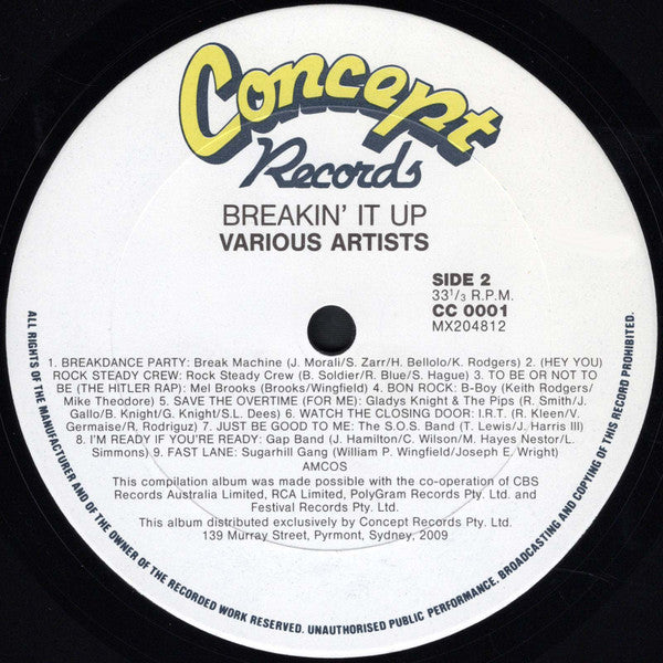 Various : Breakin' It Up (LP, Comp)