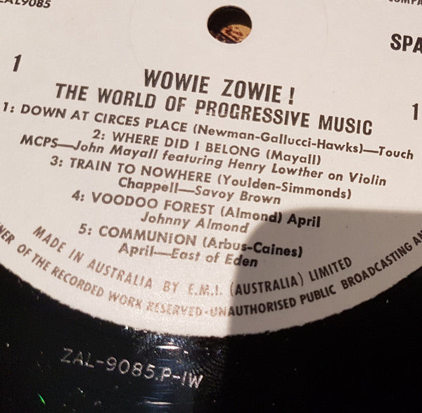 Various : The World Of Progressive Music: Wowie Zowie! (LP, Comp)