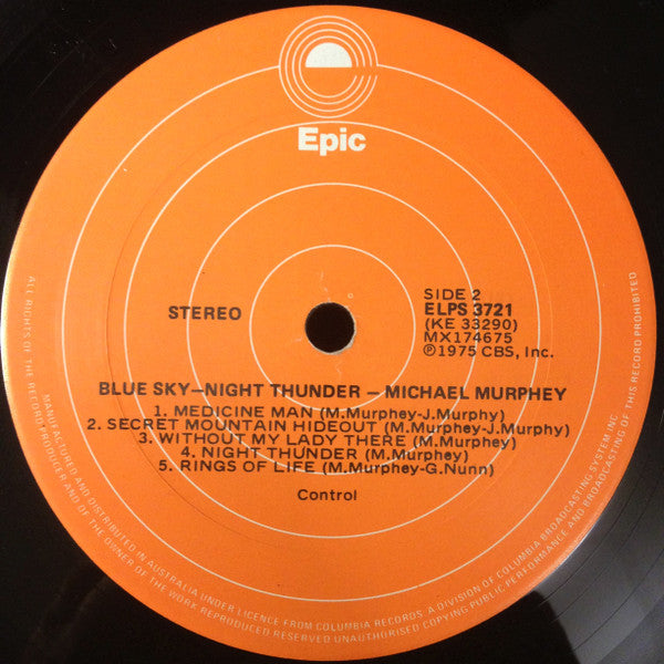 Michael Murphey* : Blue Sky · Night Thunder (LP, Album)