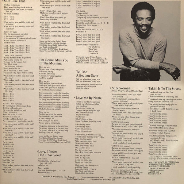 Quincy Jones : Sounds ... And Stuff Like That!! (LP, Album)