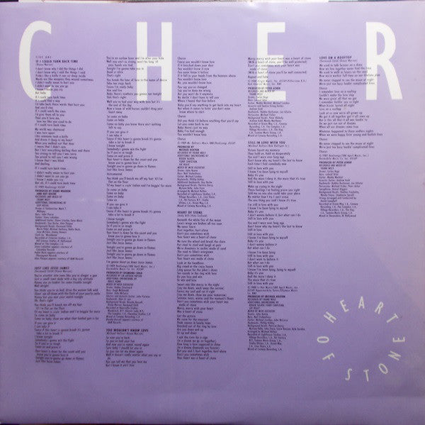 Cher : Heart Of Stone (LP, Album)