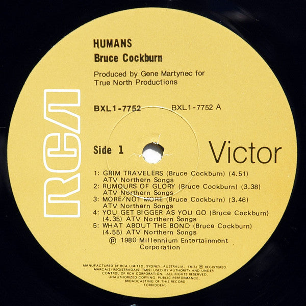 Bruce Cockburn : Humans (LP, Album)