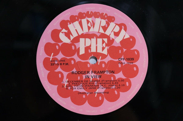 Roger Frampton : 'In View' (LP, Album)