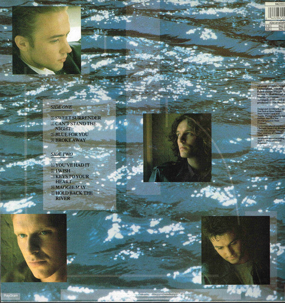 Wet Wet Wet : Holding Back The River (LP, Album, Whi)