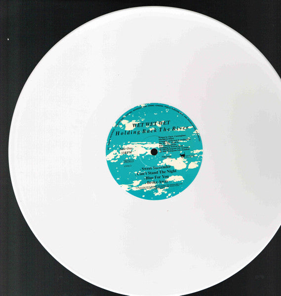 Wet Wet Wet : Holding Back The River (LP, Album, Whi)