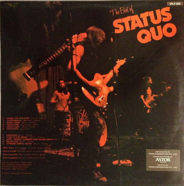Status Quo : The Best Of Status Quo (LP, Comp)