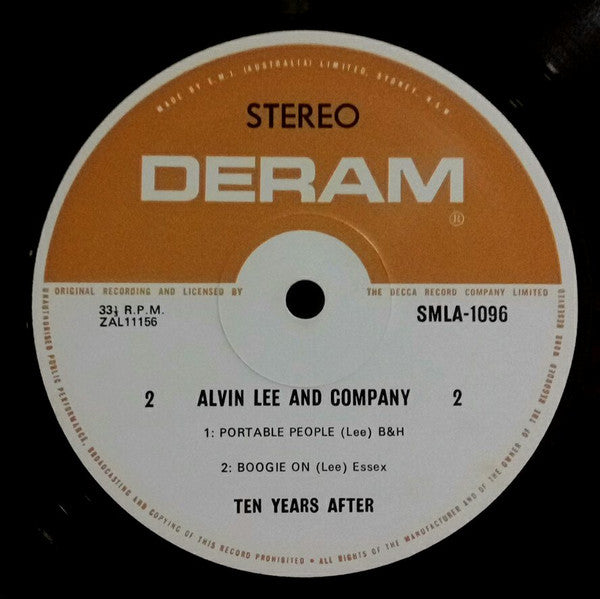 Ten Years After : Alvin Lee & Company (LP, Album)