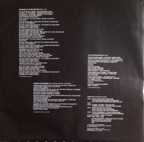David Bowie : Young Americans (LP, Album, RE)