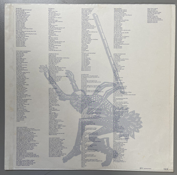 The Fugs : Refuse To Be Burnt-Out (Live Album '84) (LP, Album)