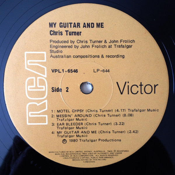 Chris Turner (7) : My Guitar And Me (LP, Album)