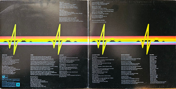 Pink Floyd : The Dark Side Of The Moon (LP, Album, Quad, RE, Gat)
