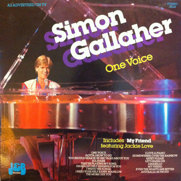 Simon Gallaher : One Voice (LP)