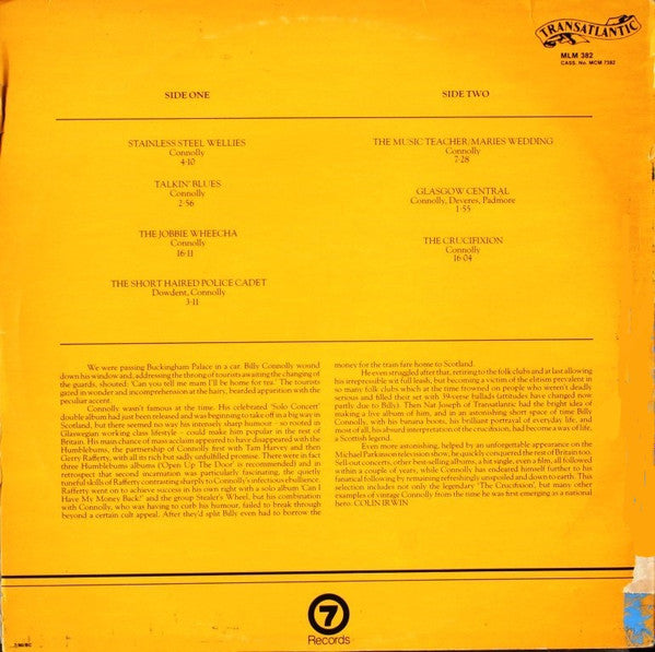 Billy Connolly : Anthology (LP, Comp)