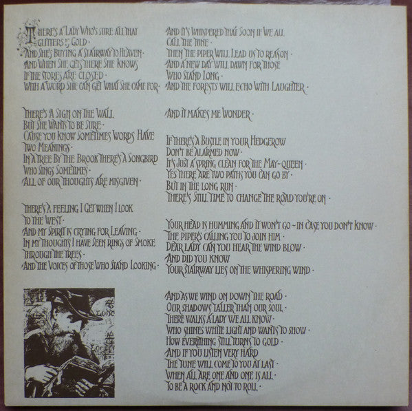 Led Zeppelin : Untitled (LP, Album, M/Print, RE, Gat)