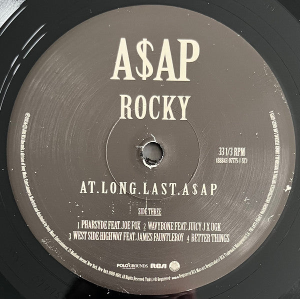 A$AP Rocky* : At.Long.Last.A$AP (2xLP, Album)