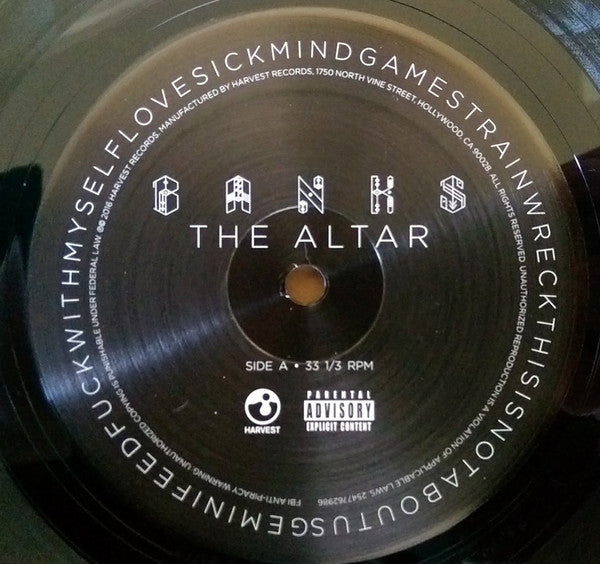 BANKS (7) : The Altar (LP, Album)