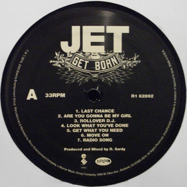 Jet (2) : Get Born (LP, Album, Ltd, RE, 180)