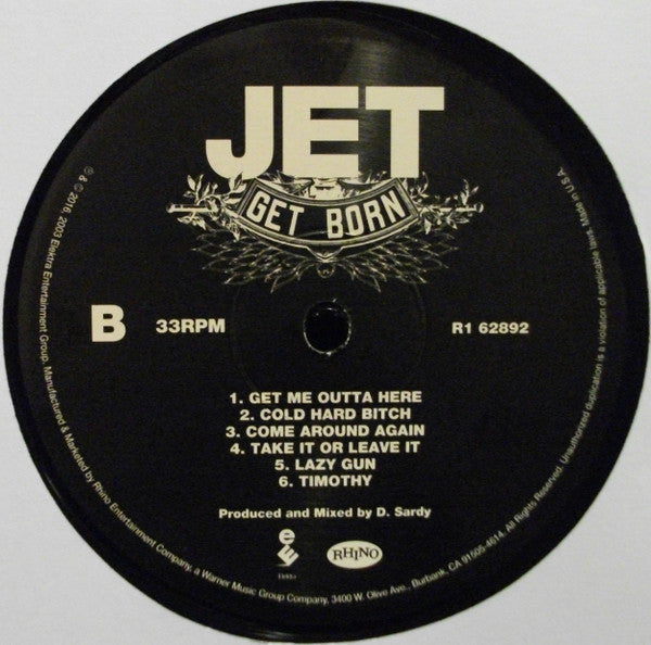 Jet (2) : Get Born (LP, Album, Ltd, RE, 180)