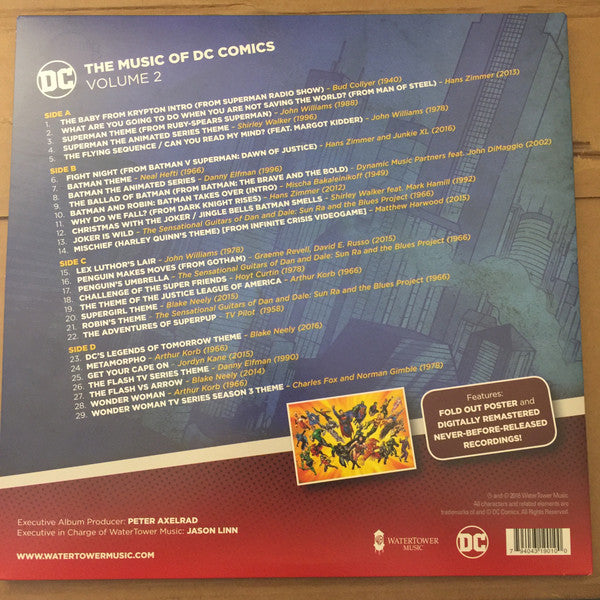 Various : The Music Of DC Comics: Volume 2 (2xLP, Comp)