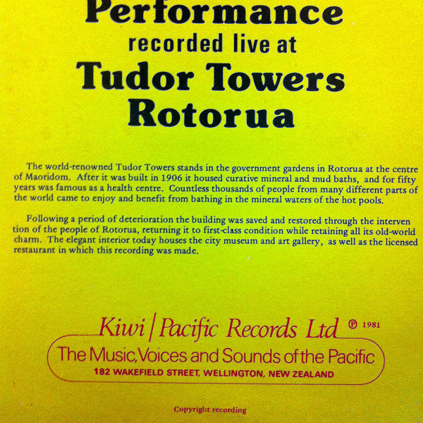 Tudor Towers Maori Entertainers : Nau Mai! Haere Mai! (LP, Album)