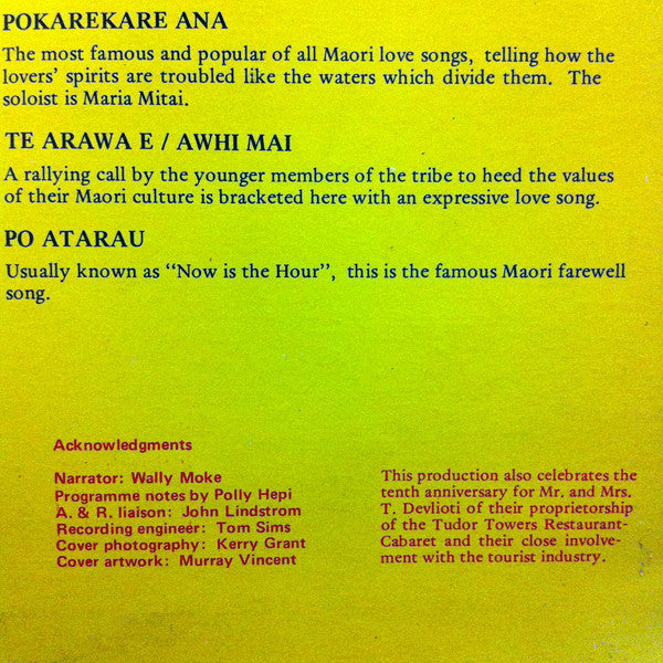 Tudor Towers Maori Entertainers : Nau Mai! Haere Mai! (LP, Album)