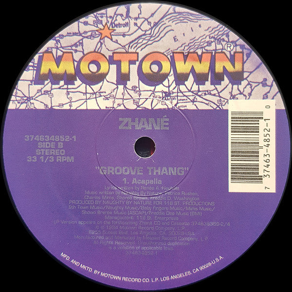 Zhané : Groove Thang (12")